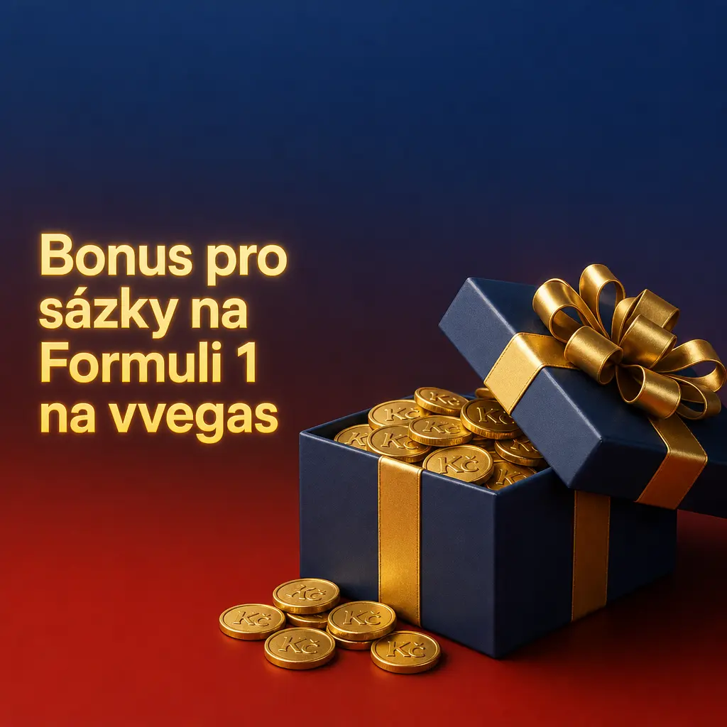 Uvítací bonus 100 % až 3000 Kč na vvegas pro sázky na Formuli 1 – velkou cenu i pořadí konstruktérů