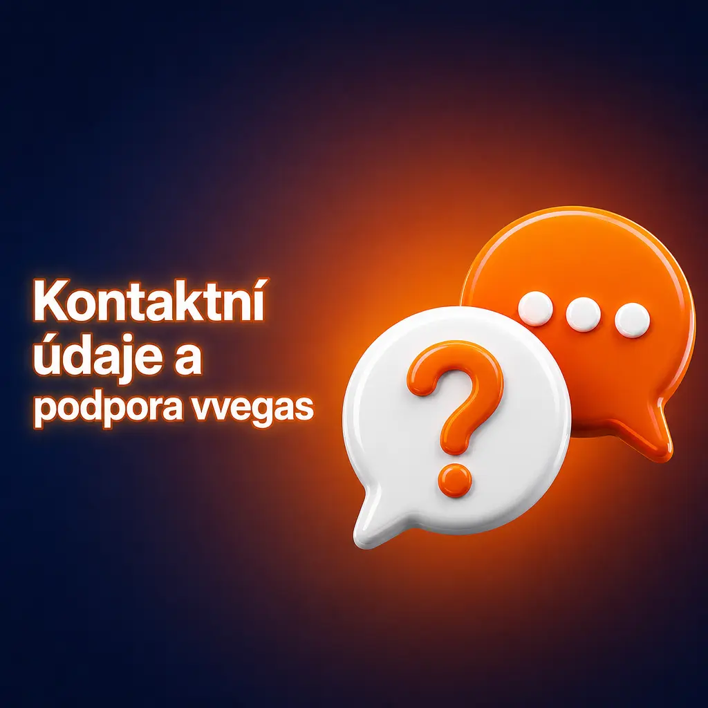 Kontaktní údaje a nepřetržitá zákaznická podpora vvegas – živý chat, e-mail a FAQ sekce pro hráče