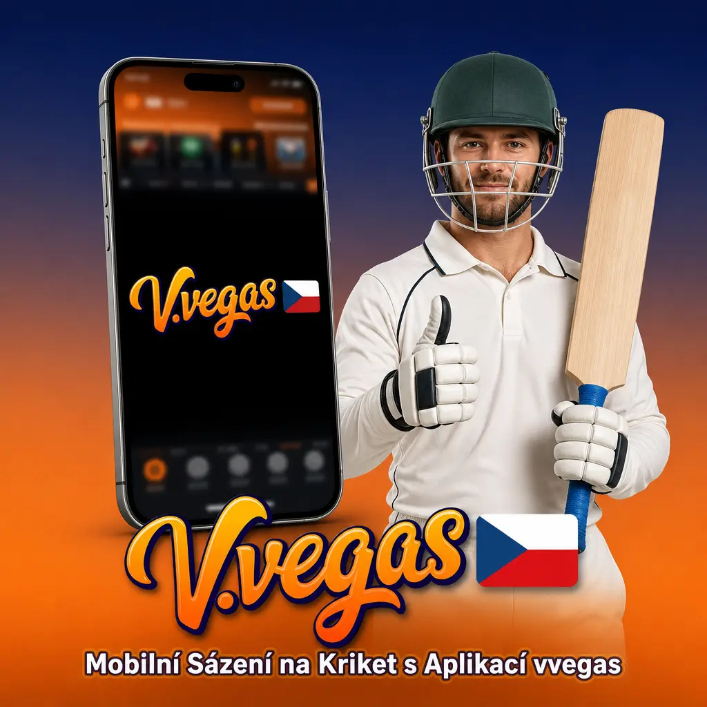 Mobilní aplikace vvegas pro sázení na kriket na Android a iOS s live kurzy, statistikami a rychlou Pokladnou