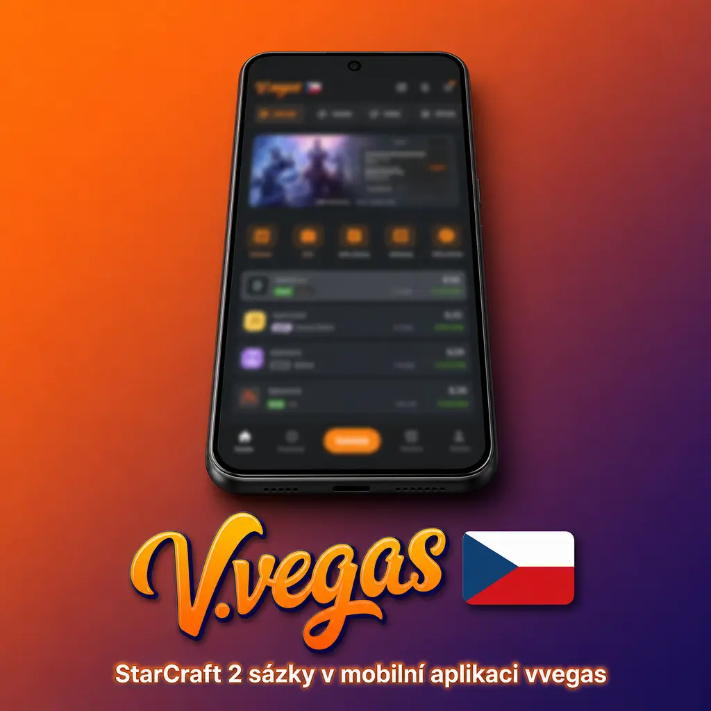 Mobilní aplikace vvegas pro sázení na StarCraft 2 s kurzy, push notifikacemi a rychlým vkladem z telefonu