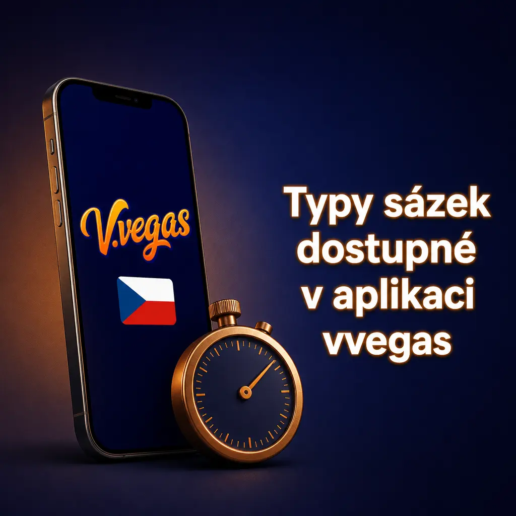 Přehled typů sázek v aplikaci vvegas: jednoduchá, kombinovaná, systémová, živá sázka a Cash Out