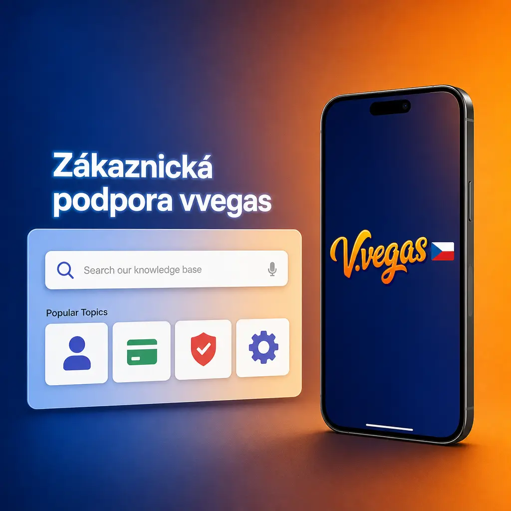 Zákaznická podpora vvegas: live chat 24/7, e-mail a sekce FAQ s odpověďmi na dotazy ohledně vkladů, bonusů a výběrů